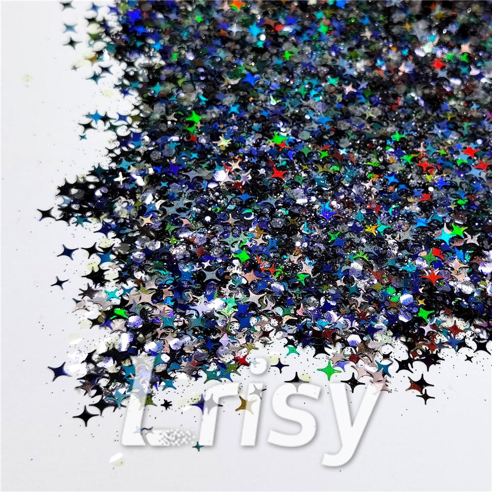 Dark Purple Galaxy (By Morgentau.JS) Custom Mixed Glitter WAL907