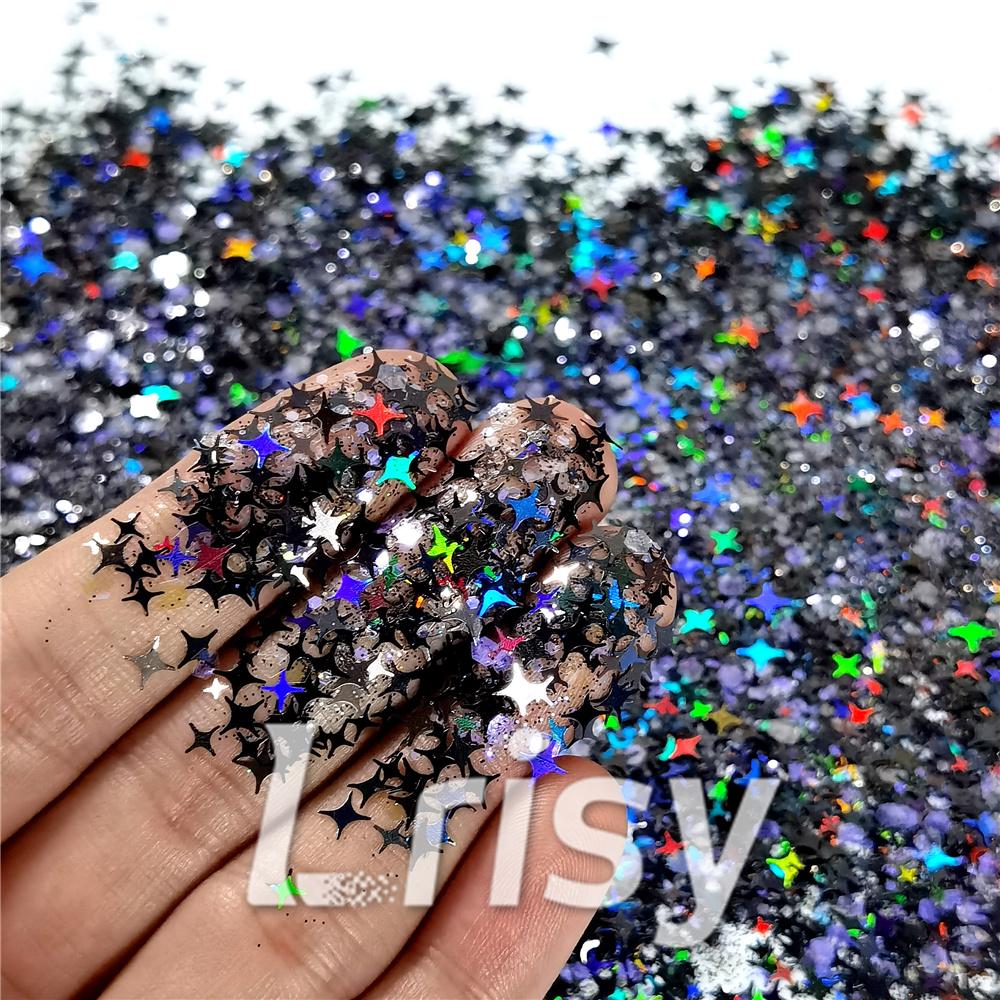 Dark Purple Galaxy (By Morgentau.JS) Custom Mixed Glitter WAL907