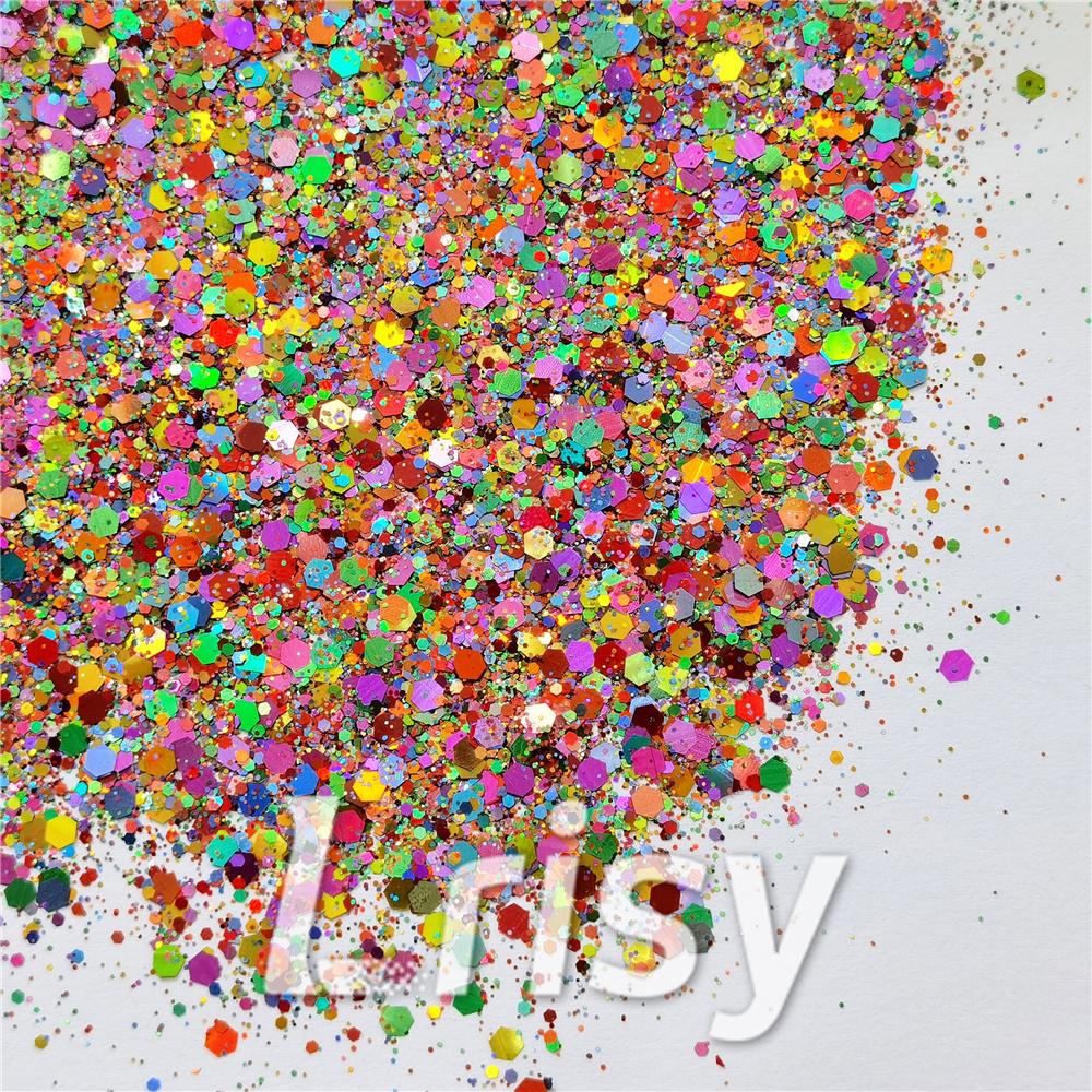 Bella Rainbow (By Jilllovesbellaresin) Custom Mixed Glitter WAL909