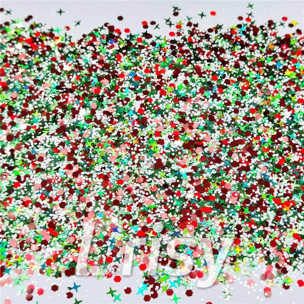 Christmas Special Mixed Holographic Glitter XC-CM30