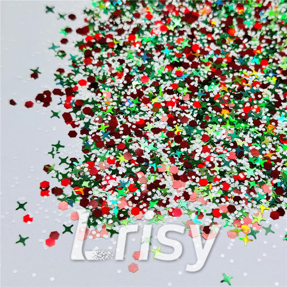 Christmas Special Mixed Holographic Glitter XC-CM30