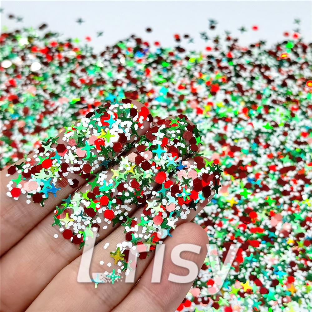 Christmas Special Mixed Holographic Glitter XC-CM30
