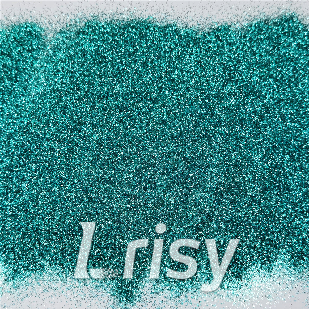 0.3mm Teal Green Fine Glitter Pure Color B0702
