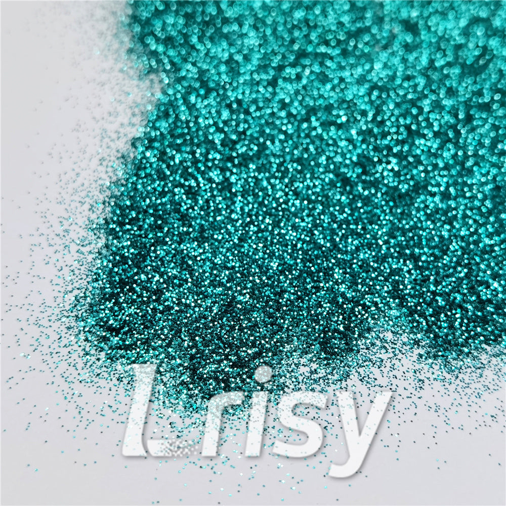 0.3mm Teal Green Fine Glitter Pure Color B0702