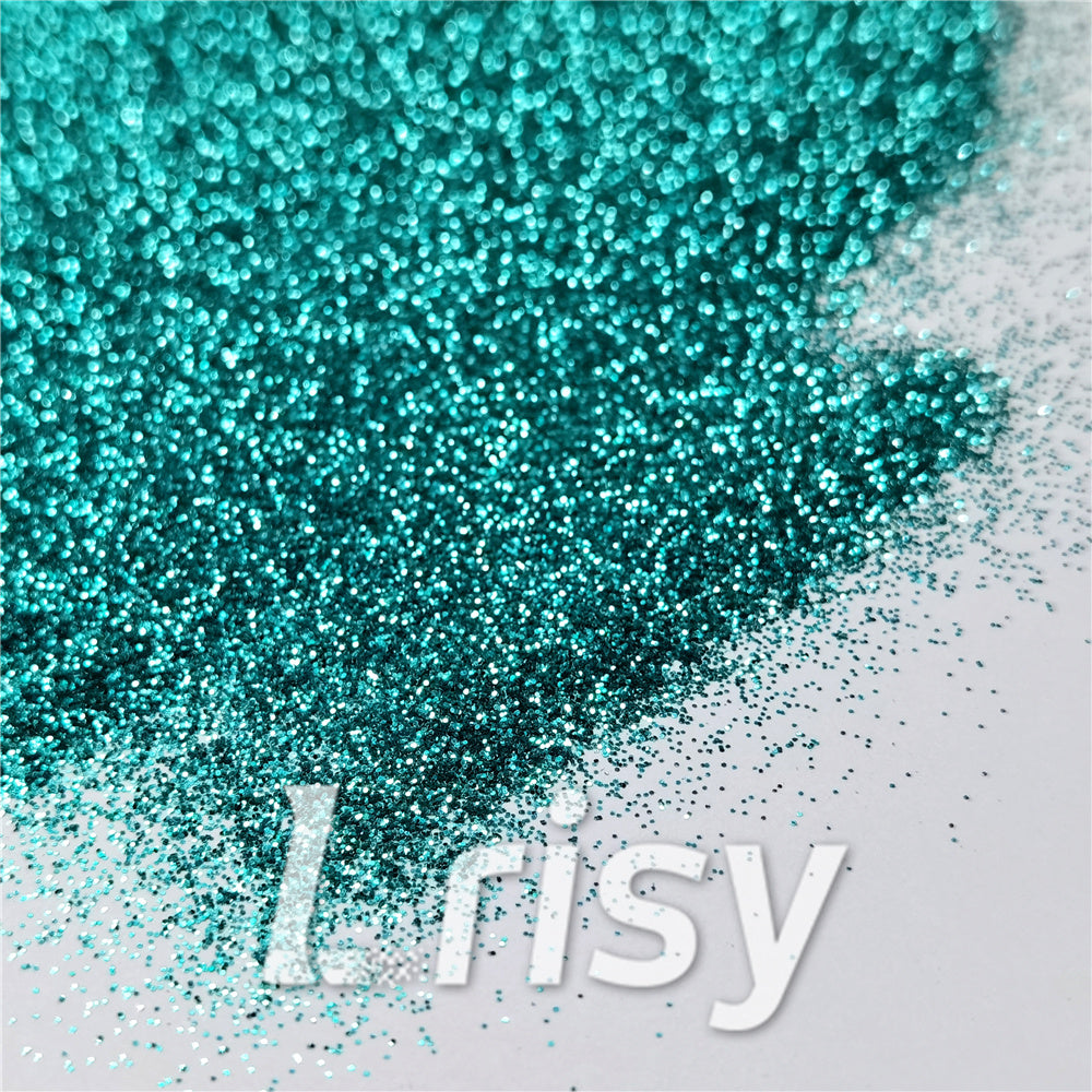 0.3mm Teal Green Fine Glitter Pure Color B0702