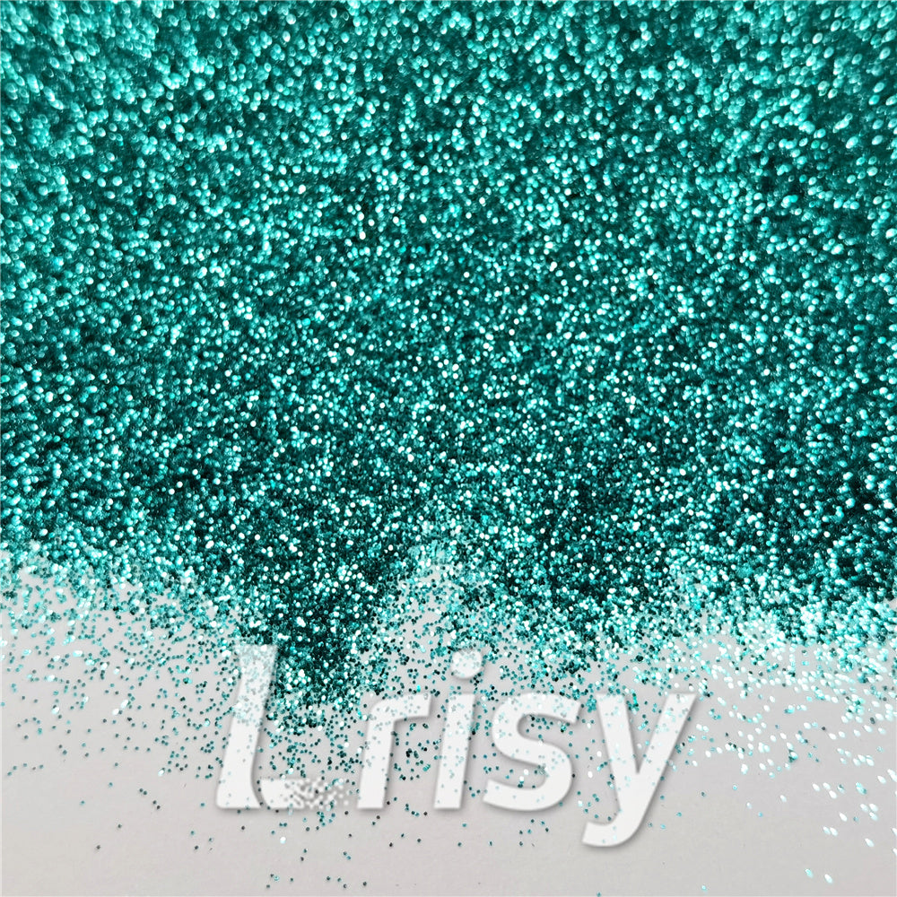 0.3mm Teal Green Fine Glitter Pure Color B0702