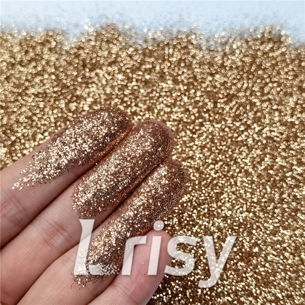0.3mm Sand Gold Fine Glitter Pure Color B0213