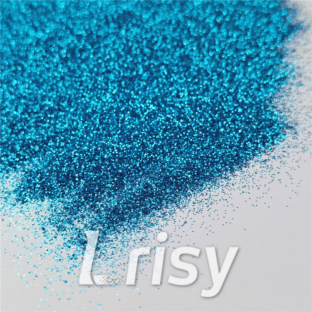 0.3mm Turquoise Blue Fine Glitter Pure Color B0714