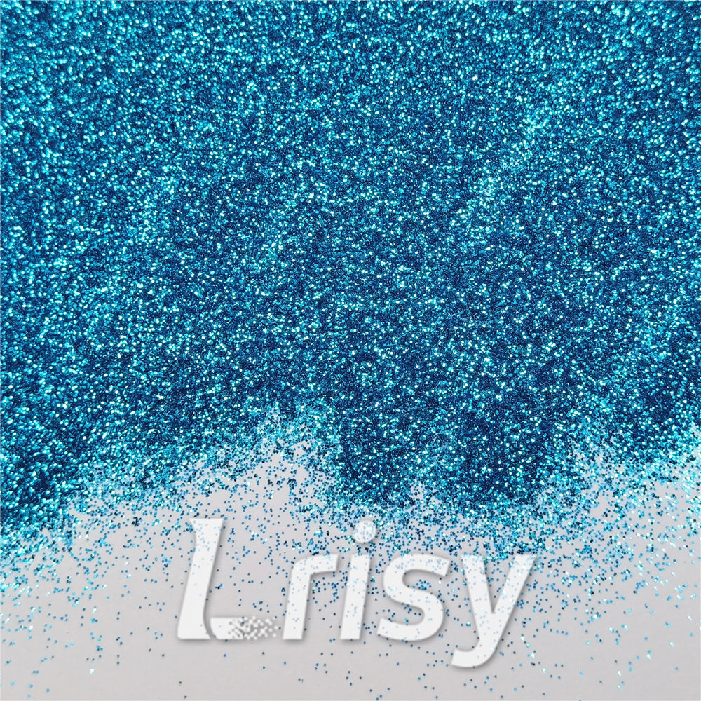 0.3mm Turquoise Blue Fine Glitter Pure Color B0714