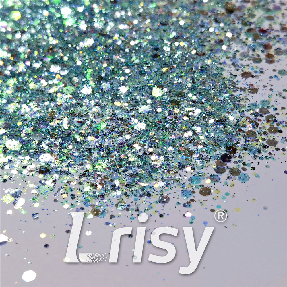 Custom Mixed Iridescent Glitter YL07 (By Chris.e KC)