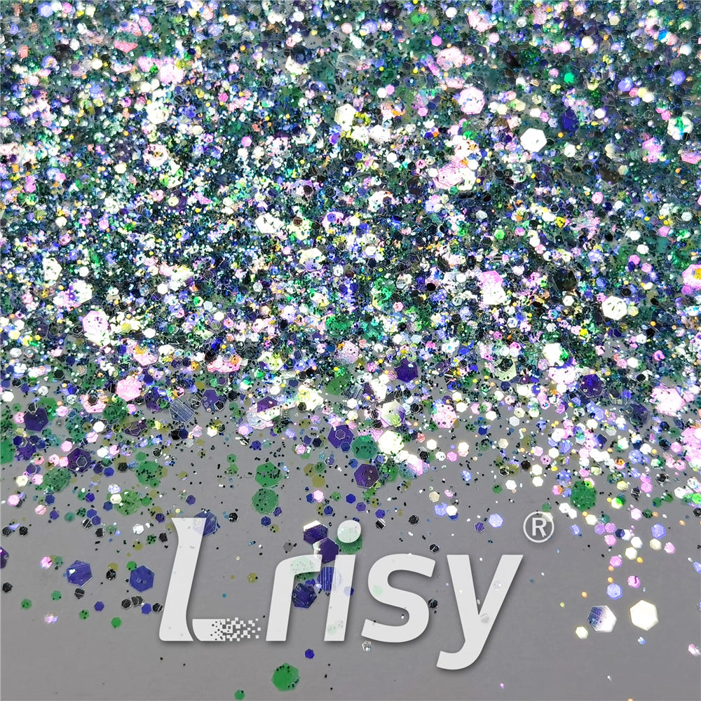 Custom Mixed Iridescent Glitter YL07 (By Chris.e KC)