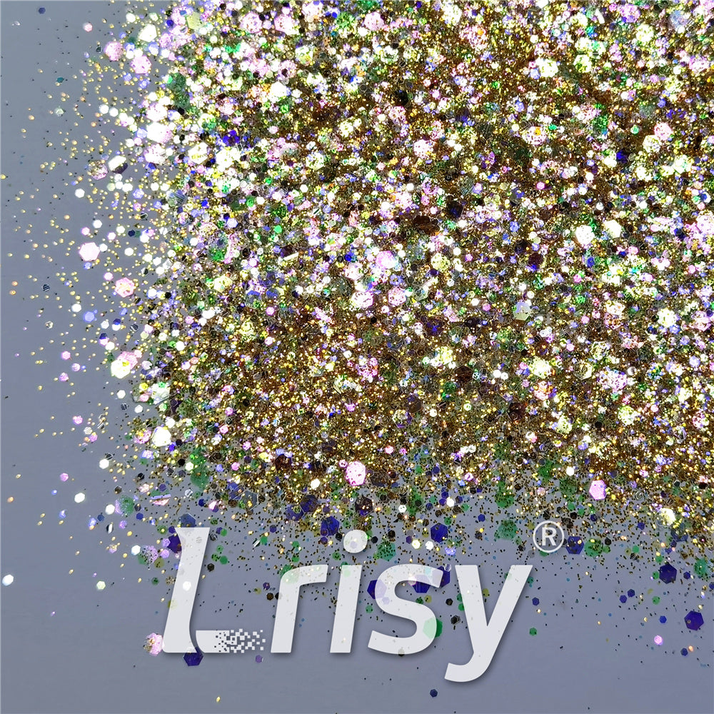 Custom Mixed Iridescent Glitter YL14 (By Chris.e KC)
