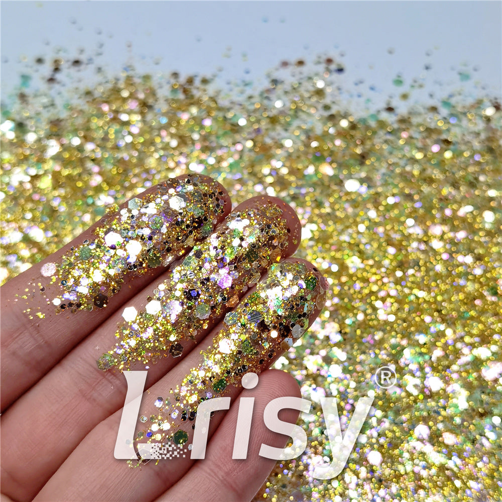 Custom Mixed Iridescent Glitter YL14 (By Chris.e KC)