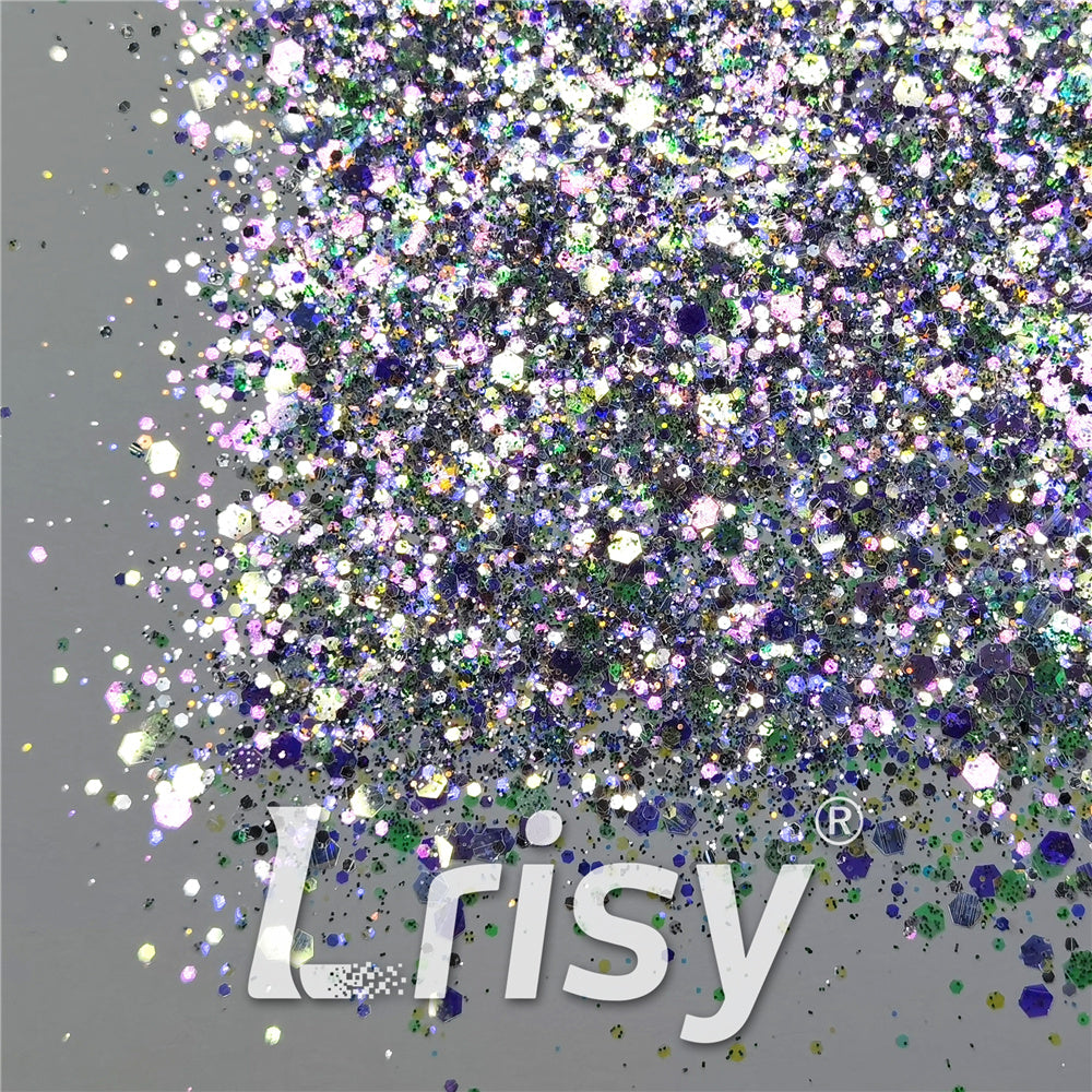 Custom Mixed Iridescent Glitter YL08 (By Chris.e KC)