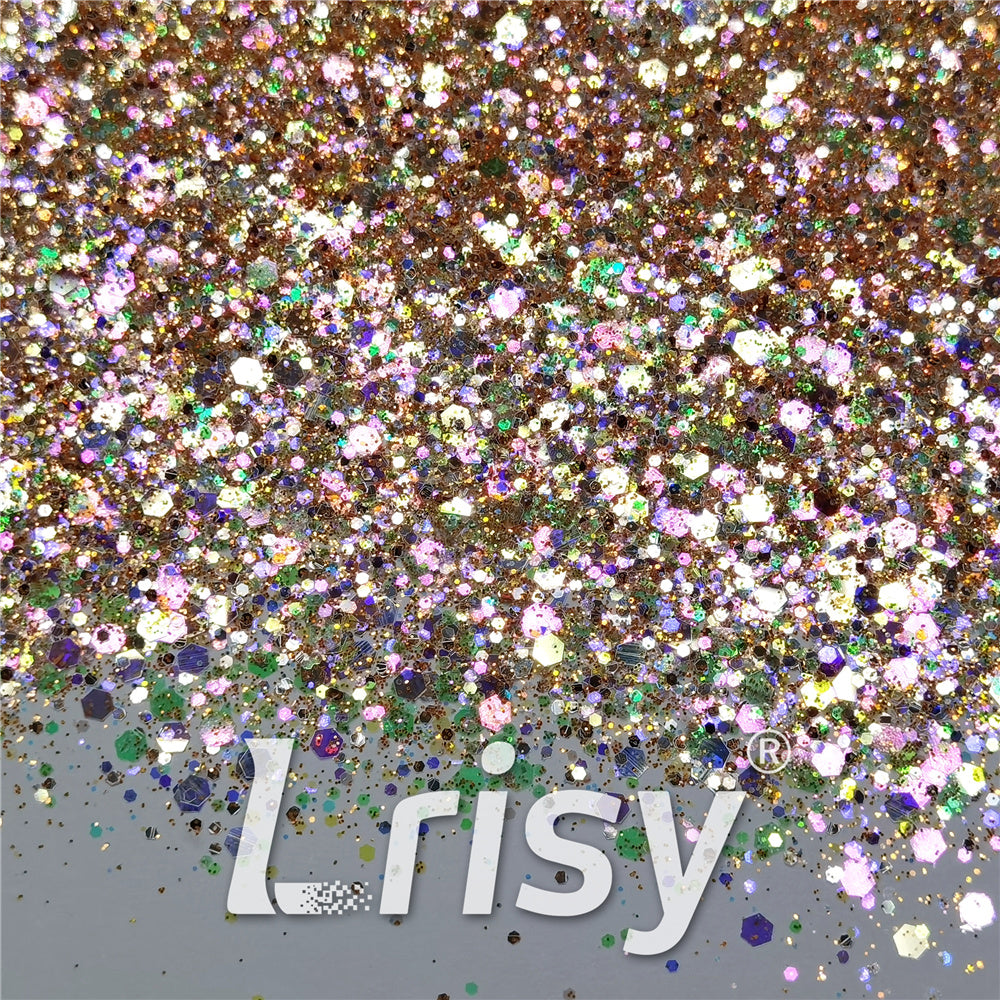 Custom Mixed Iridescent Glitter YL10 (By Chris.e KC)