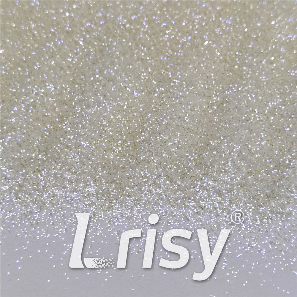 0.3mm Light Yellow and White Iridescent Glitter C014