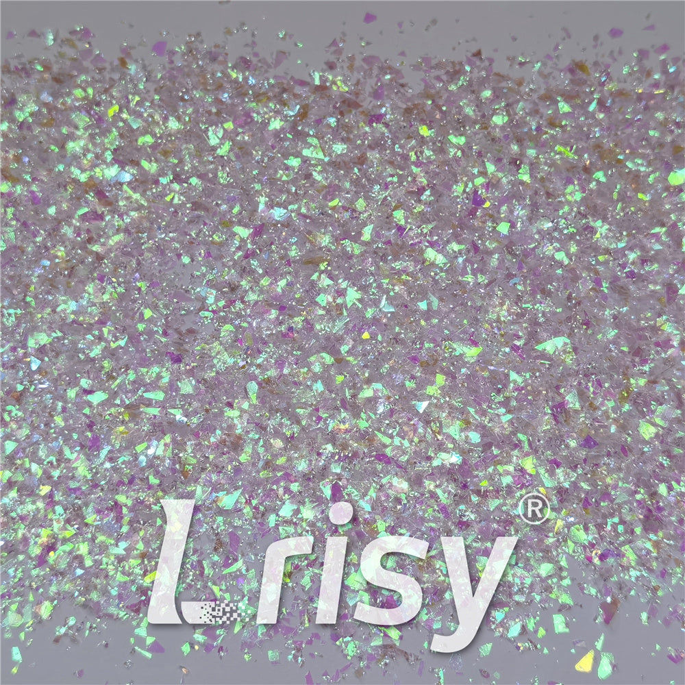 Iridescent Cellophane Glitter Flakes Shard C003 4x4