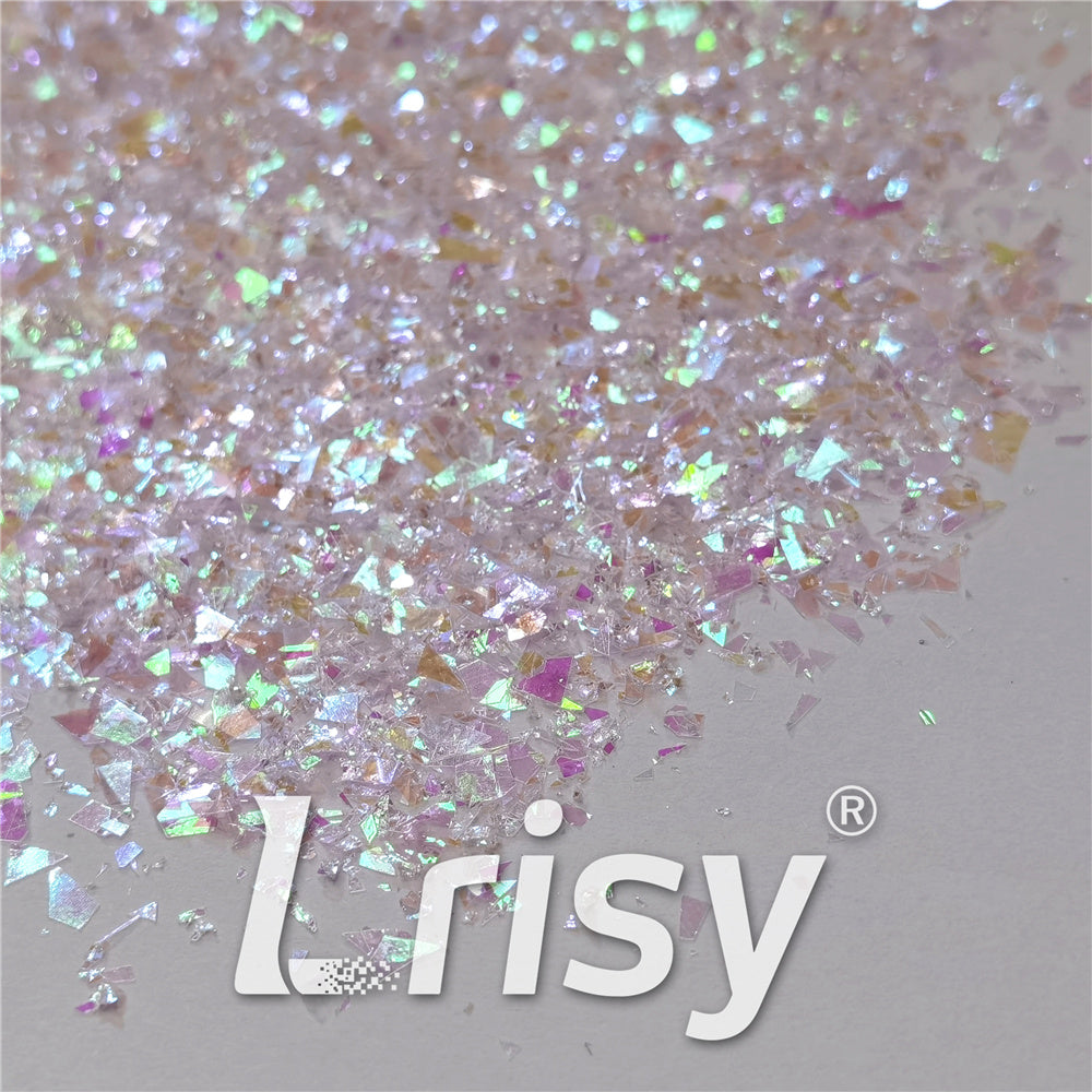 Iridescent Cellophane Glitter Flakes Shard C003 4x4