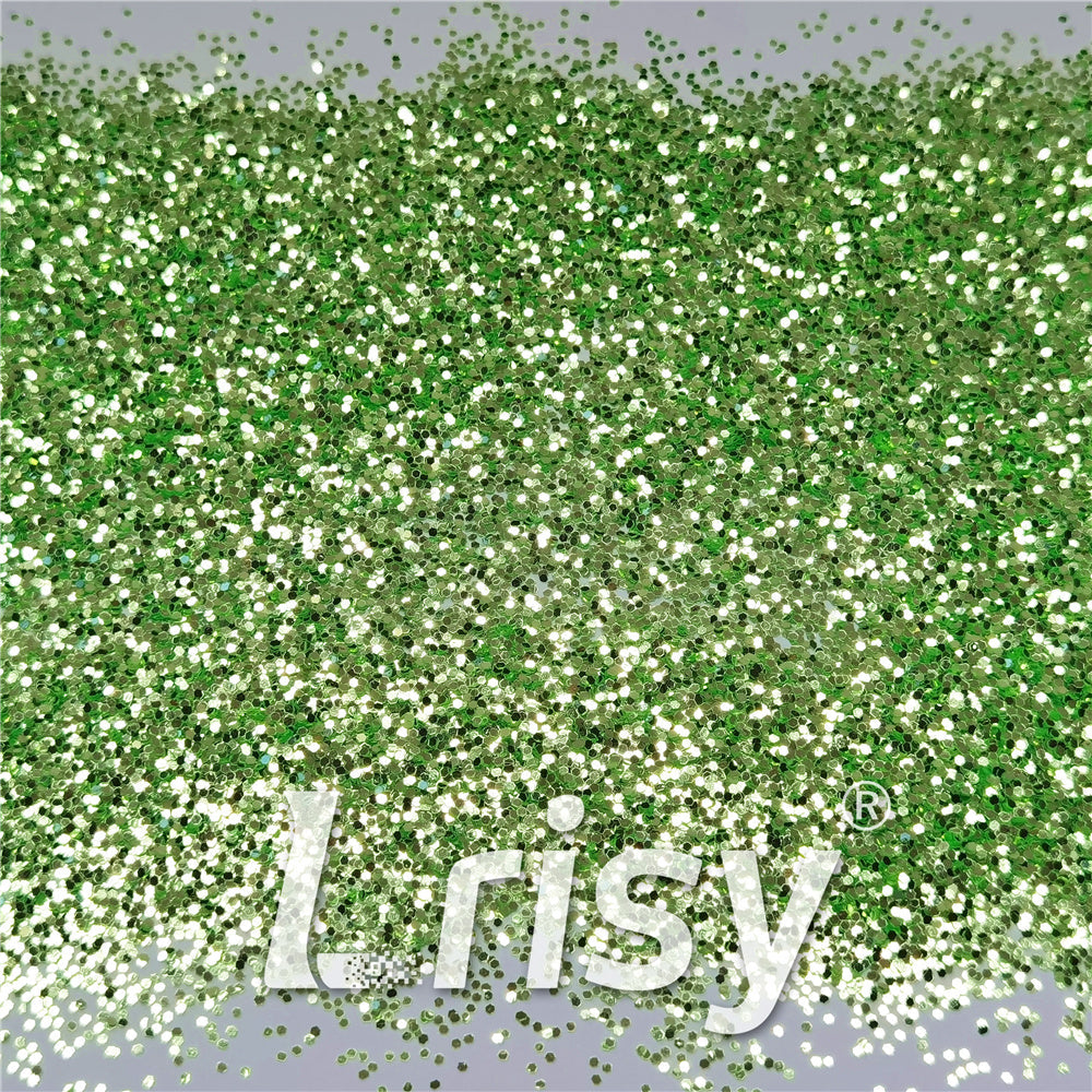 1mm Green High Brightness Glaze Chunky Glitter XC-YC004