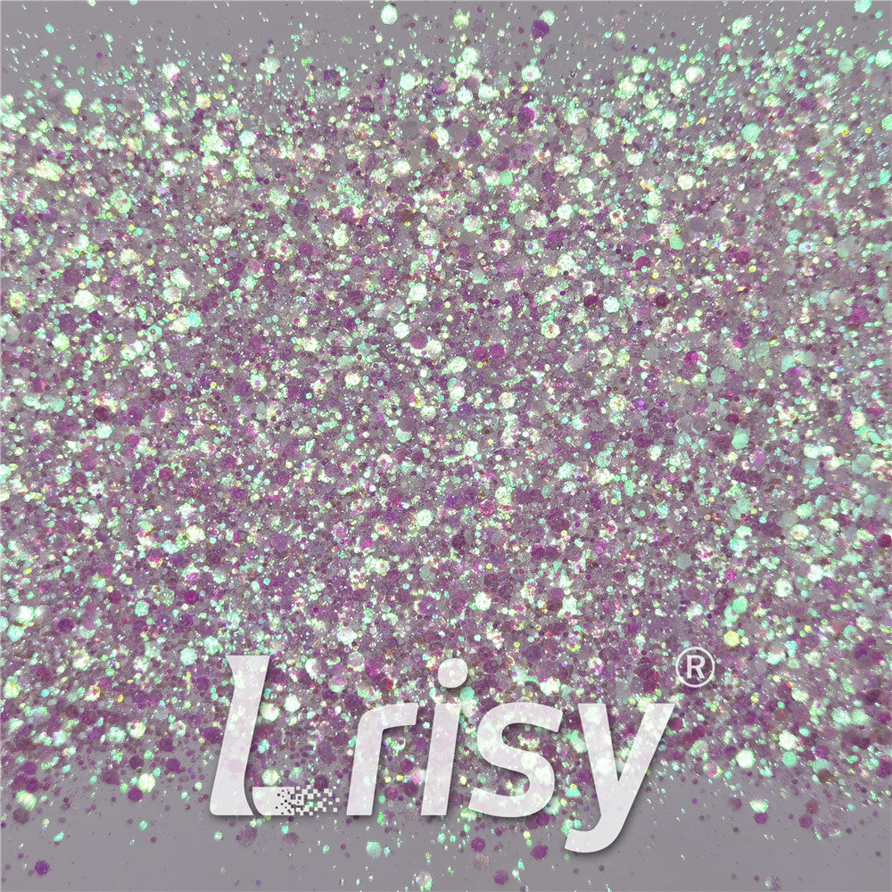 General Mixed High Brightness Iridescent Dream Pink Glitter FC-FC322