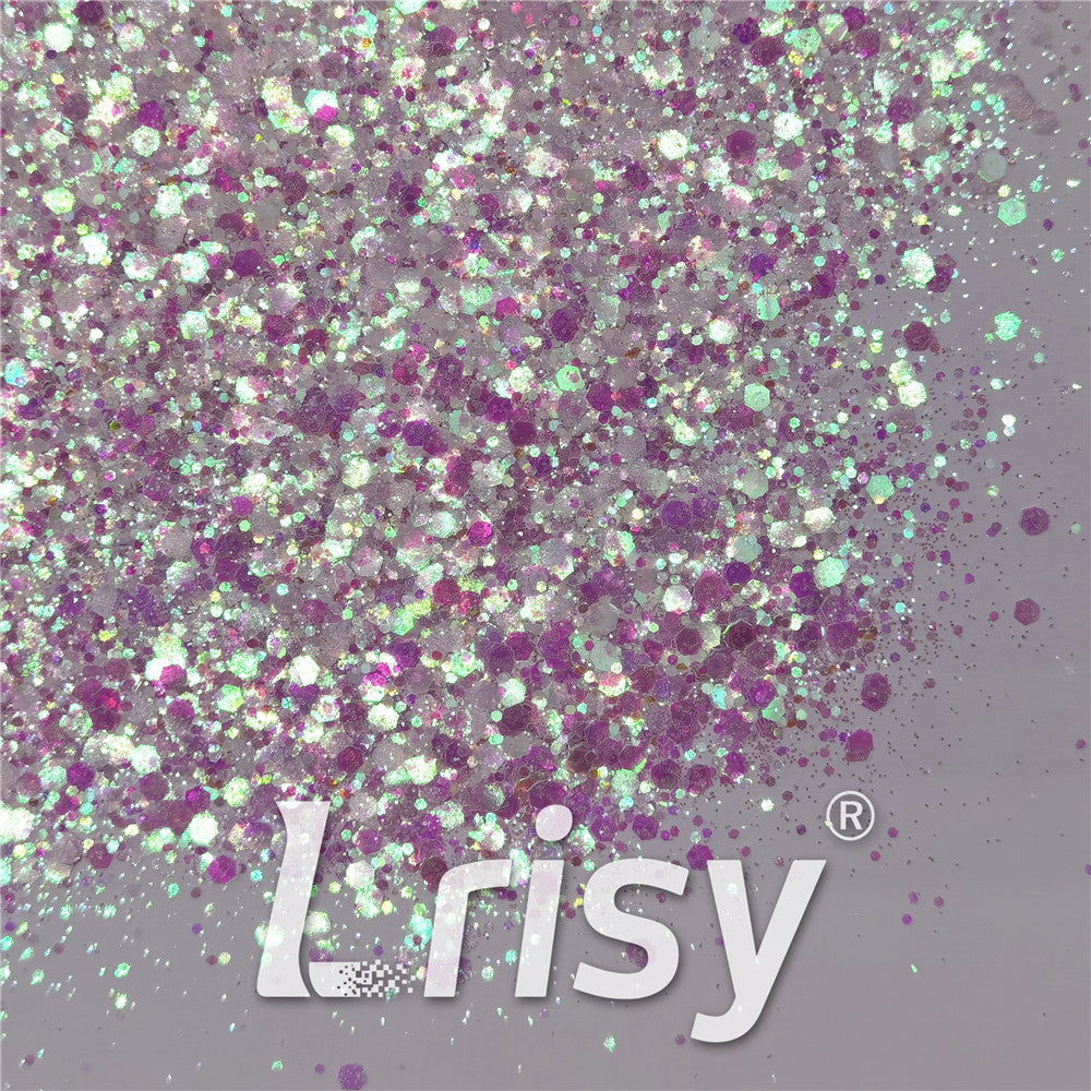 General Mixed High Brightness Iridescent Dream Pink Glitter FC-FC322