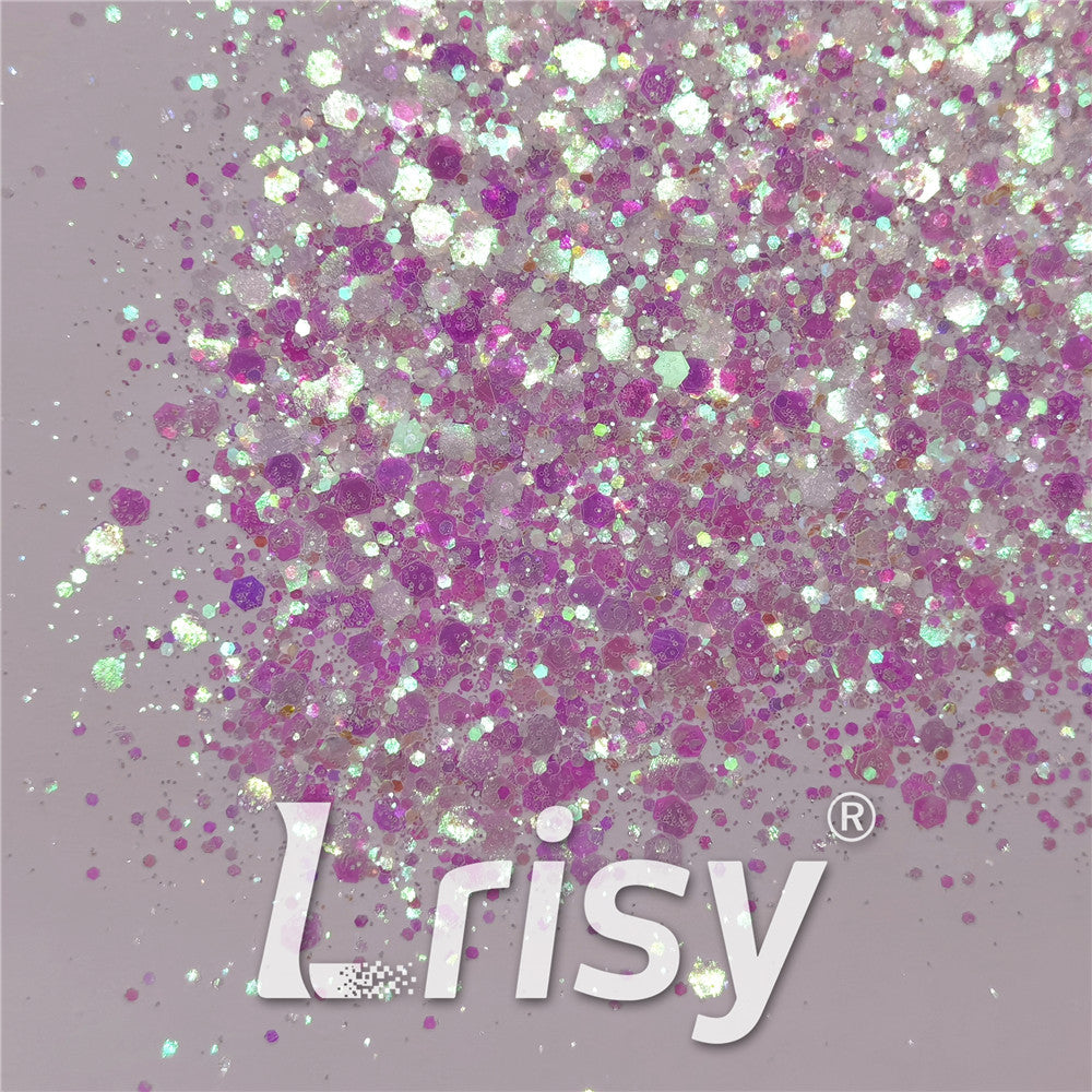 General Mixed High Brightness Iridescent Dream Pink Glitter FC-FC322