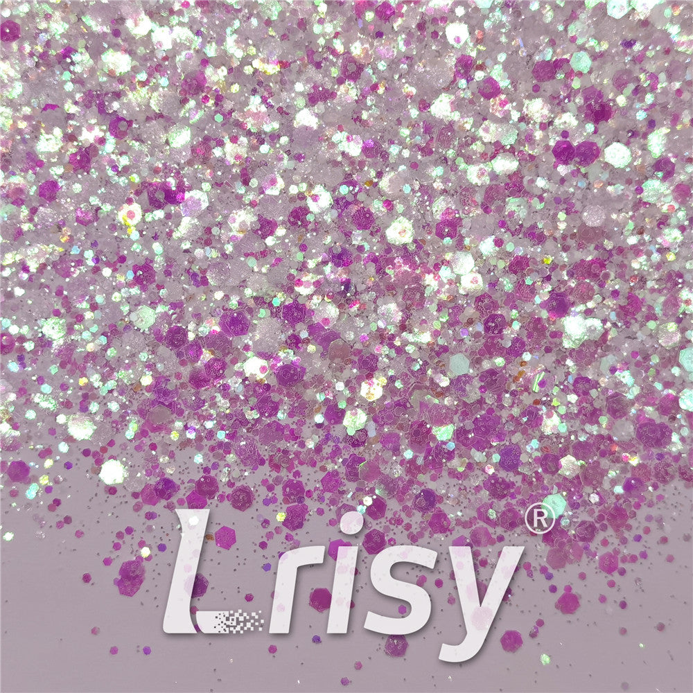 General Mixed High Brightness Iridescent Dream Pink Glitter FC-FC322
