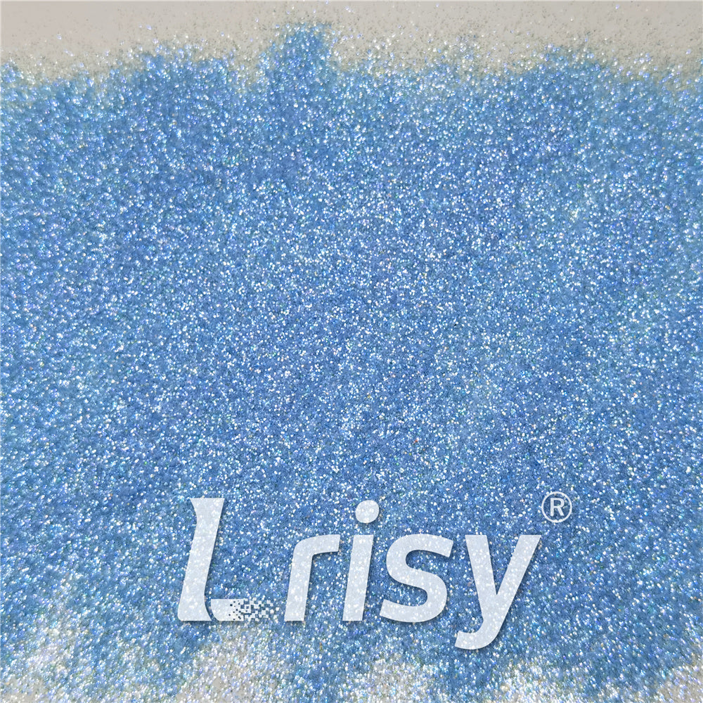 0.2/0.4mm Holographic and Fluorescent Baby Blue Mixed High Brightness Glitter HL11
