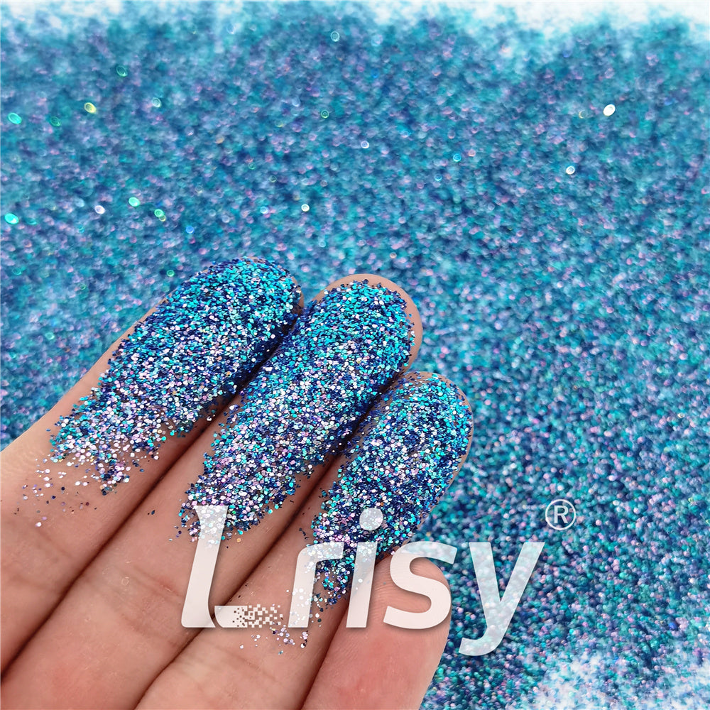0.4mm Iridescent Phantom Blue Color Shift Glitter C-BSL7140