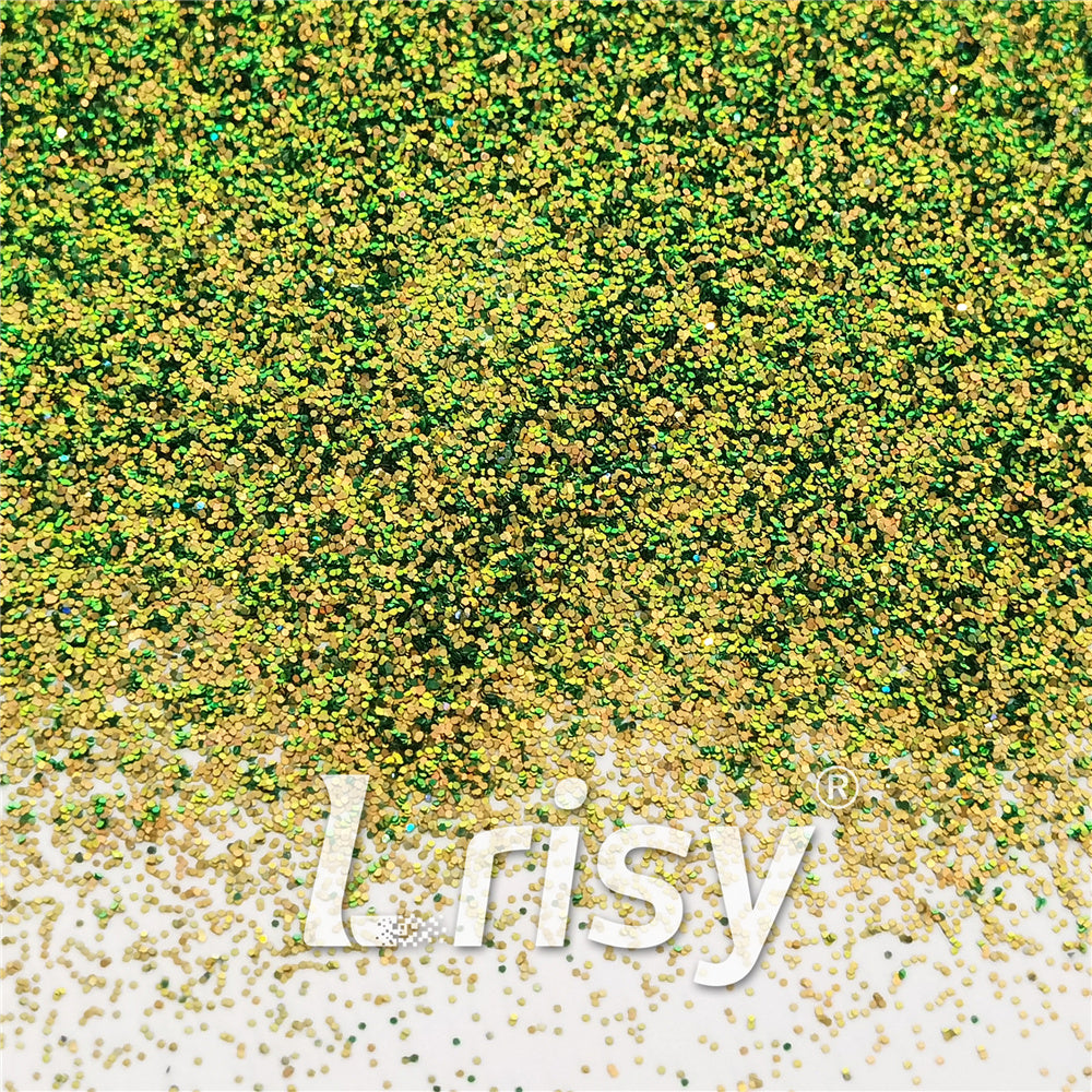 0.4mm Iridescent Phantom Olive Green Color Shift Glitter C-BSL004