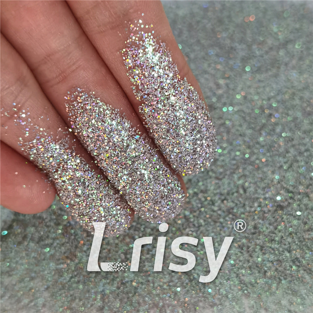 0.4mm Iridescent Phantom Silver Color Shift Glitter C-BSL001