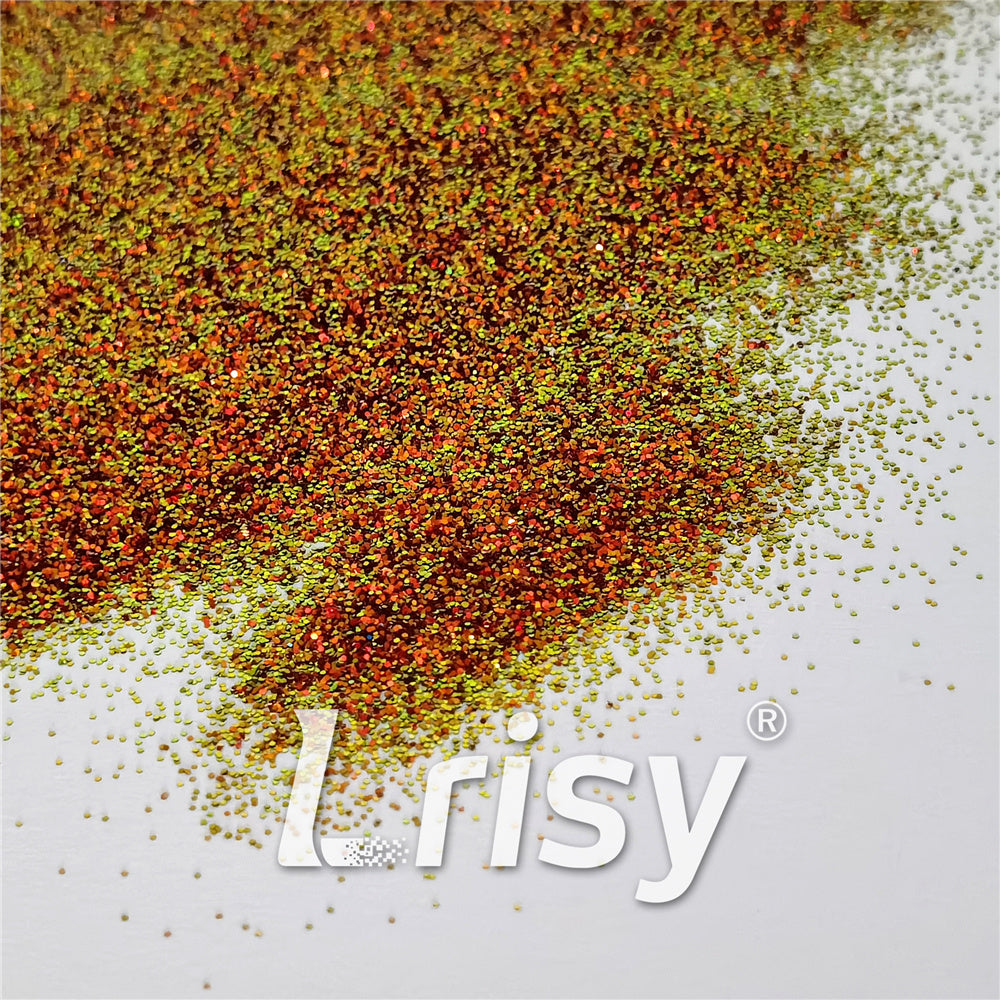 0.4mm Iridescent Phantom Red Gold Color Shift Glitter C-BSL002