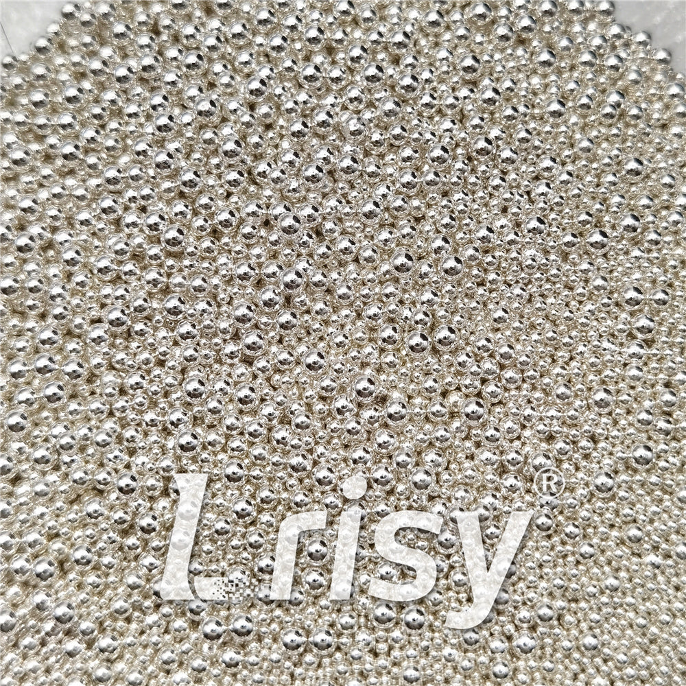 Silver Beads 2/1.5/1/0.8/0.5mm Mixed Metal Nail Charms MD208