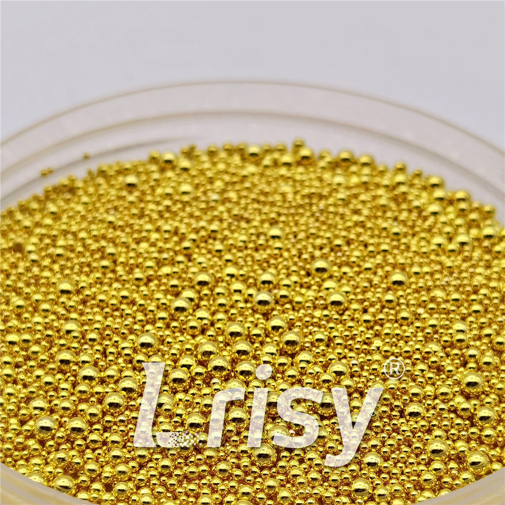 Gold Beads 2/1.5/1/0.8/0.5mm Mixed Metal Nail Charms MD213