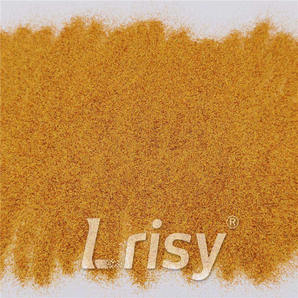 0.2mm Solvent Resistance Holographic Gold Glitter For Nail Polish LS0200