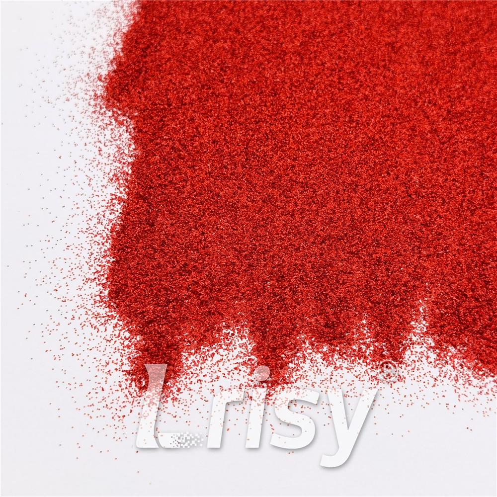0.2mm Solvent Resistance Holographic Red Glitter For Nail Polish LS0300