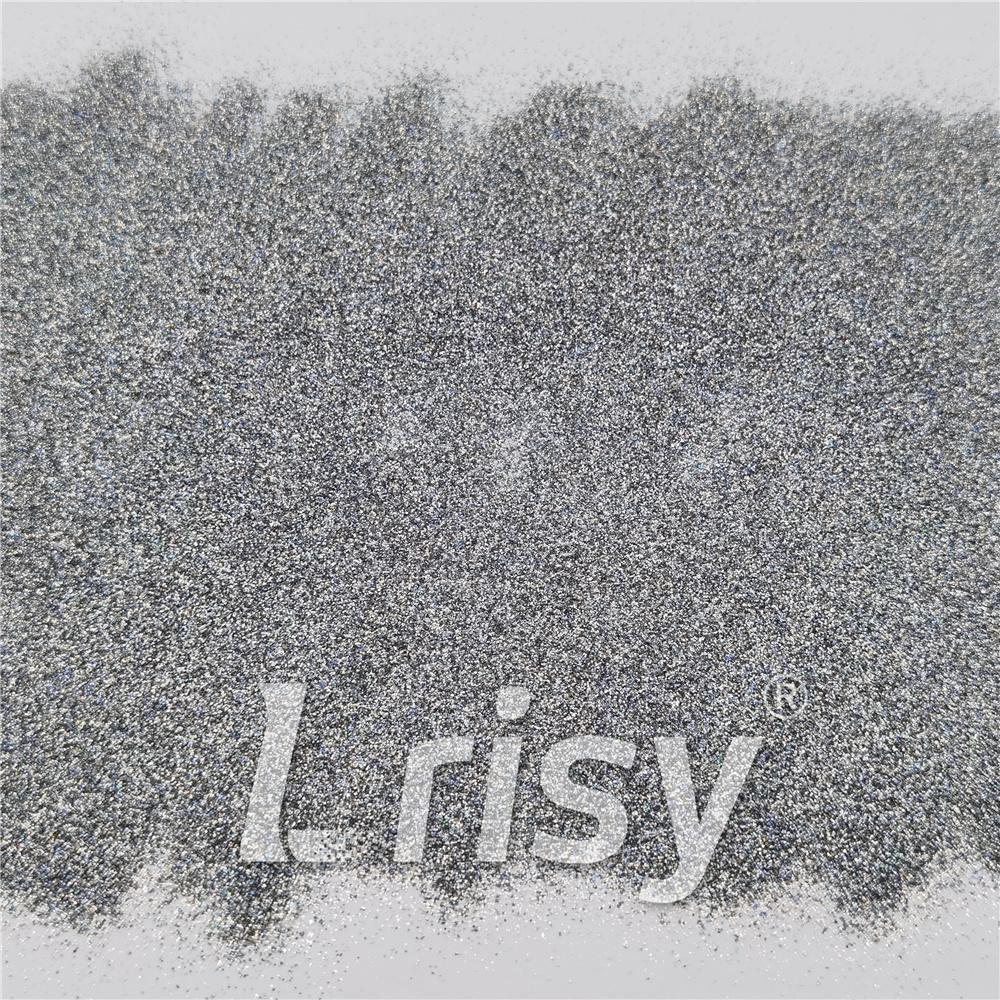 0.2mm Solvent Resistance Holographic Silver Glitter For Nail Polish LS0100