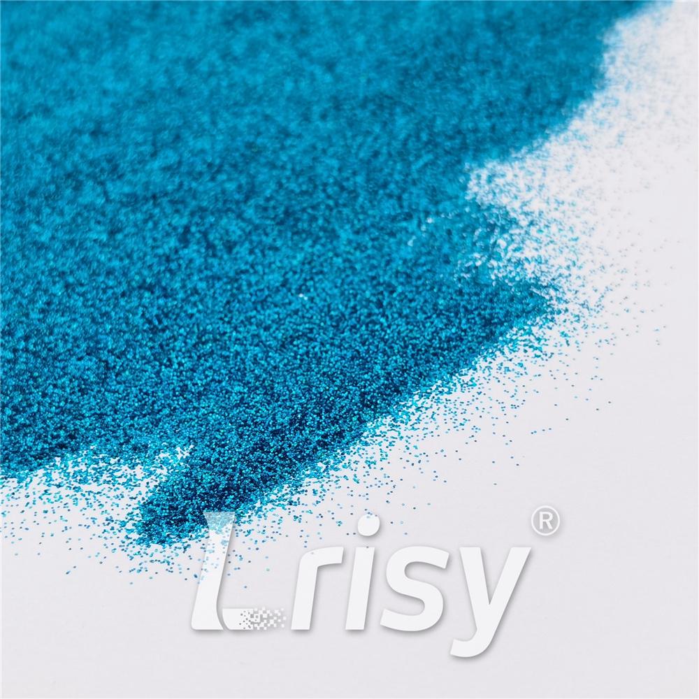 0.2mm Solvent Resistance Holographic Sky Blue Glitter For Nail Polish LS0700