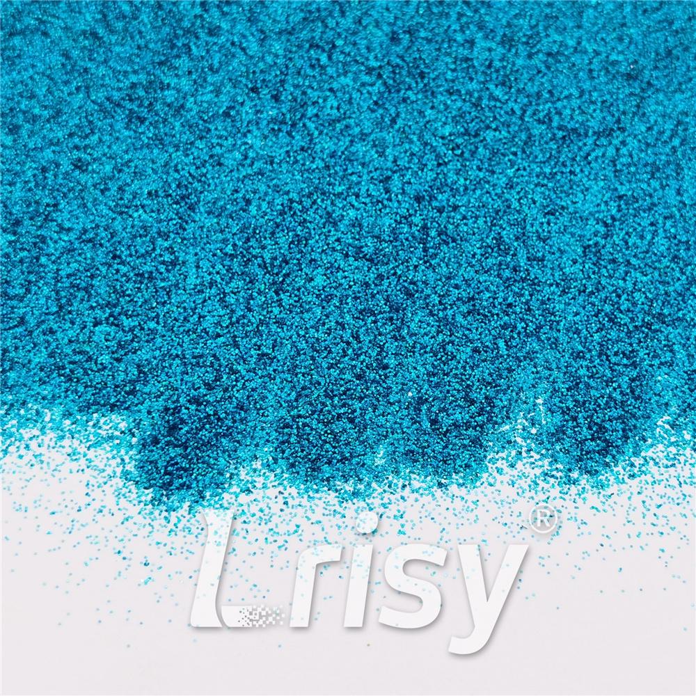 0.2mm Solvent Resistance Holographic Sky Blue Glitter For Nail Polish LS0700