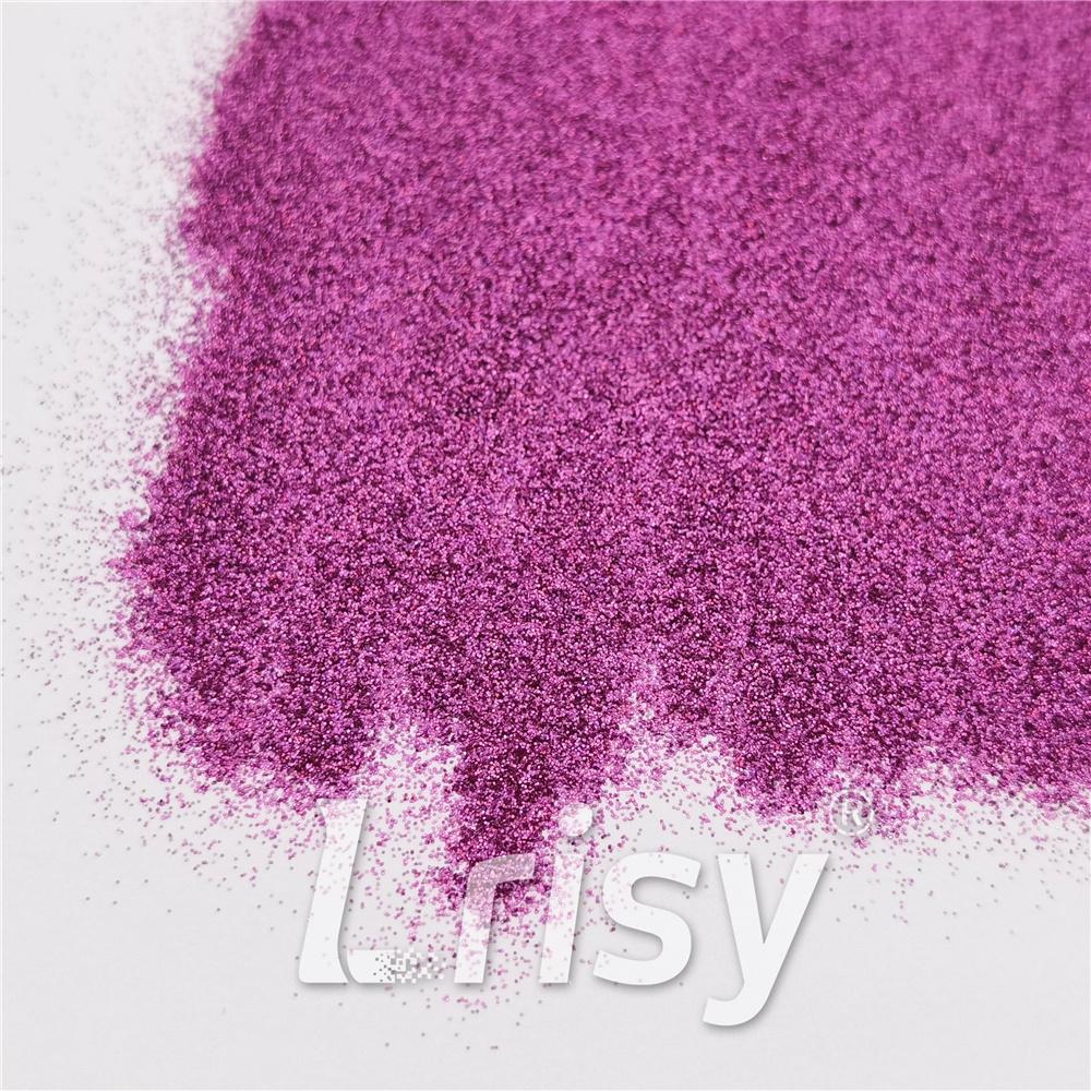 0.2mm Solvent Resistance Holographic Pink Glitter For Nail Polish LS0901