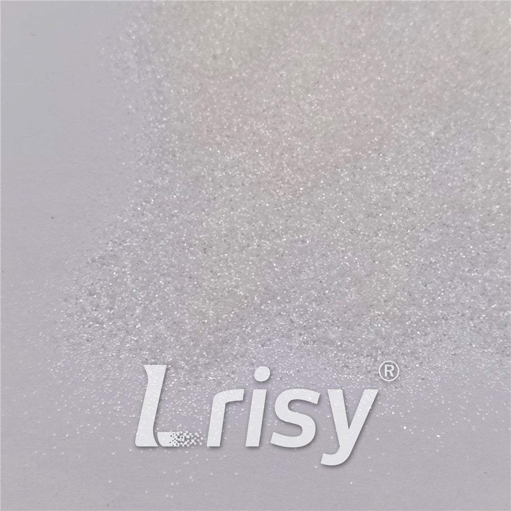 0.4mm Translucent White Glitter LB01100