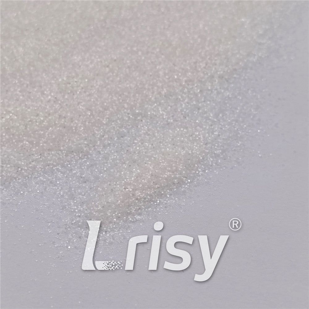 0.4mm Translucent White Glitter LB01100