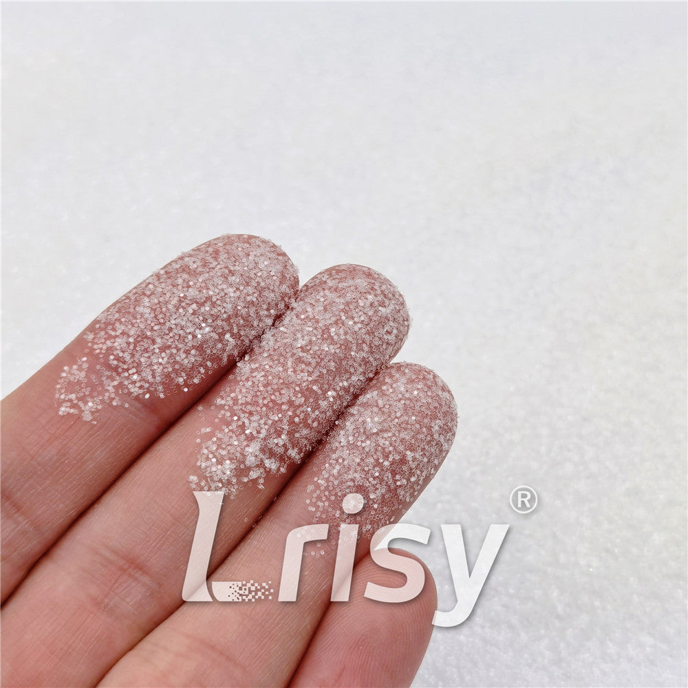 0.4mm Translucent White Glitter LB01100