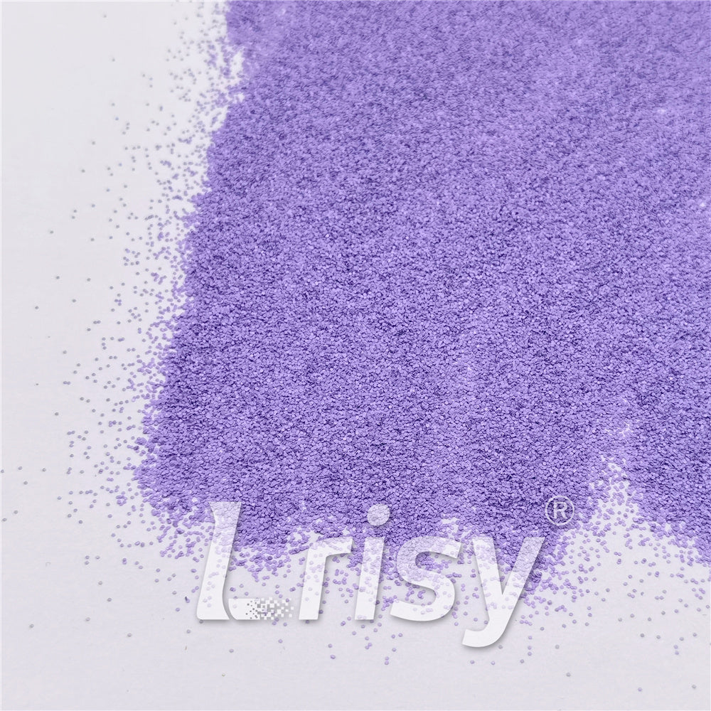 0.4mm Solvent Resistance Macaron Light Purple Matte Glitter FC-SJ025