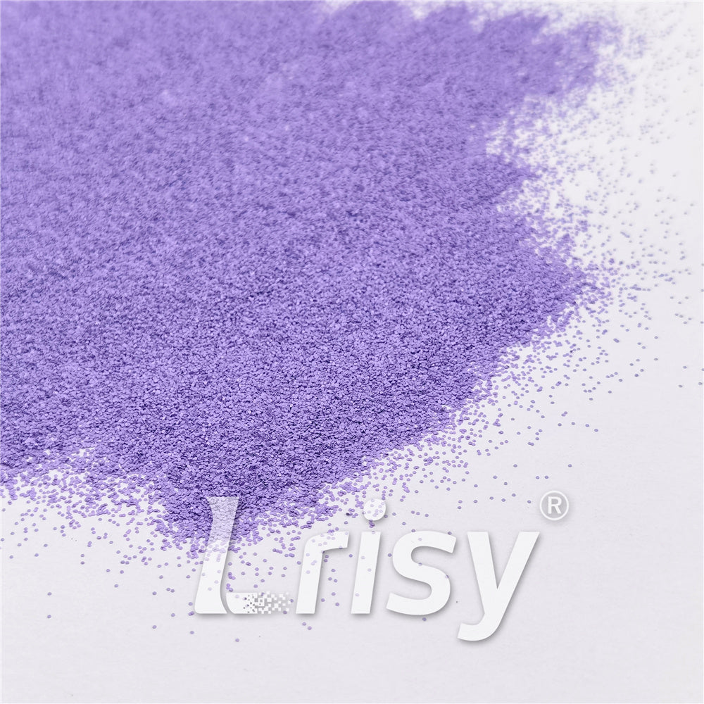 0.4mm Solvent Resistance Macaron Light Purple Matte Glitter FC-SJ025