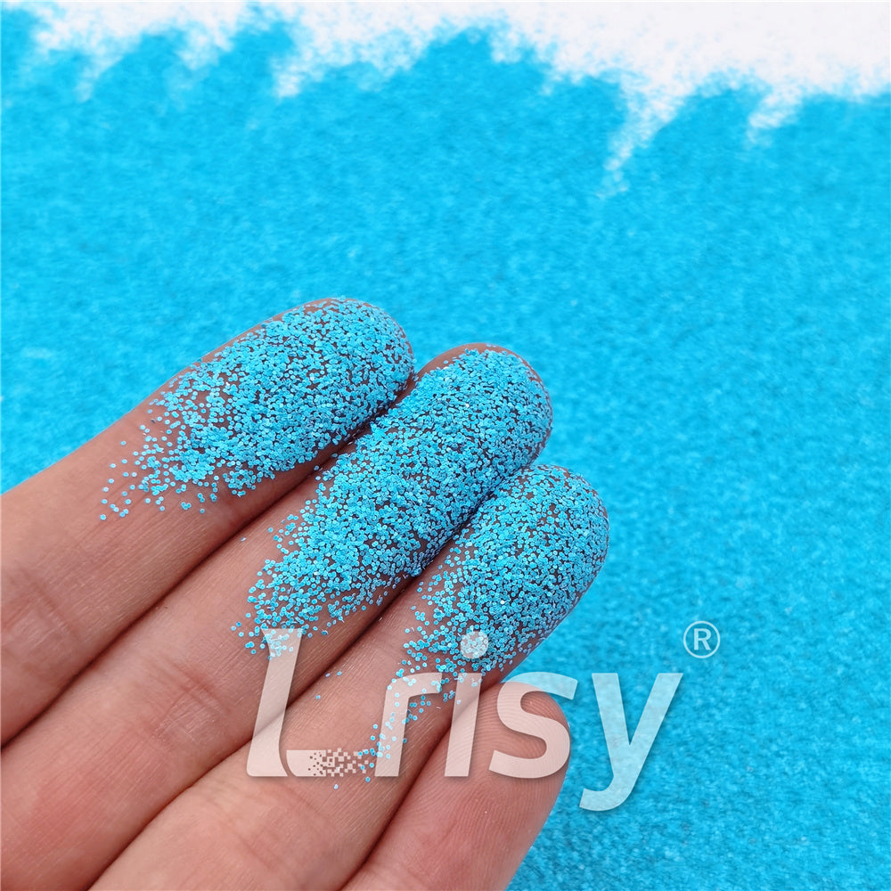 0.4mm Solvent Resistance Macaron Light Blue Matte Glitter FC-SJ027