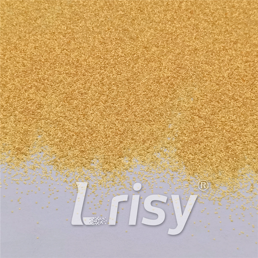 0.4mm Solvent Resistance Macaron Light Yellow Matte Glitter FC-SJ021