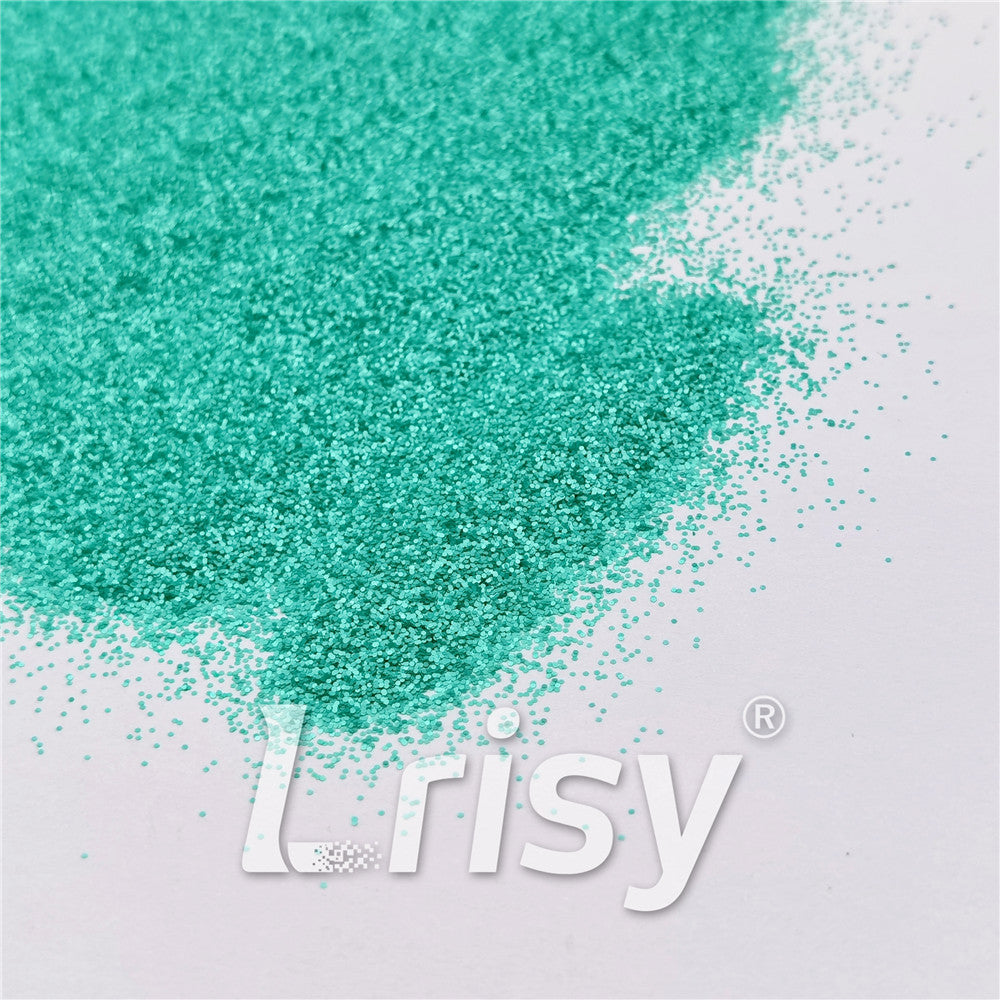 0.4mm Pearl Turquoise Green Matte Solvent Resistance Glitter FC-GS007