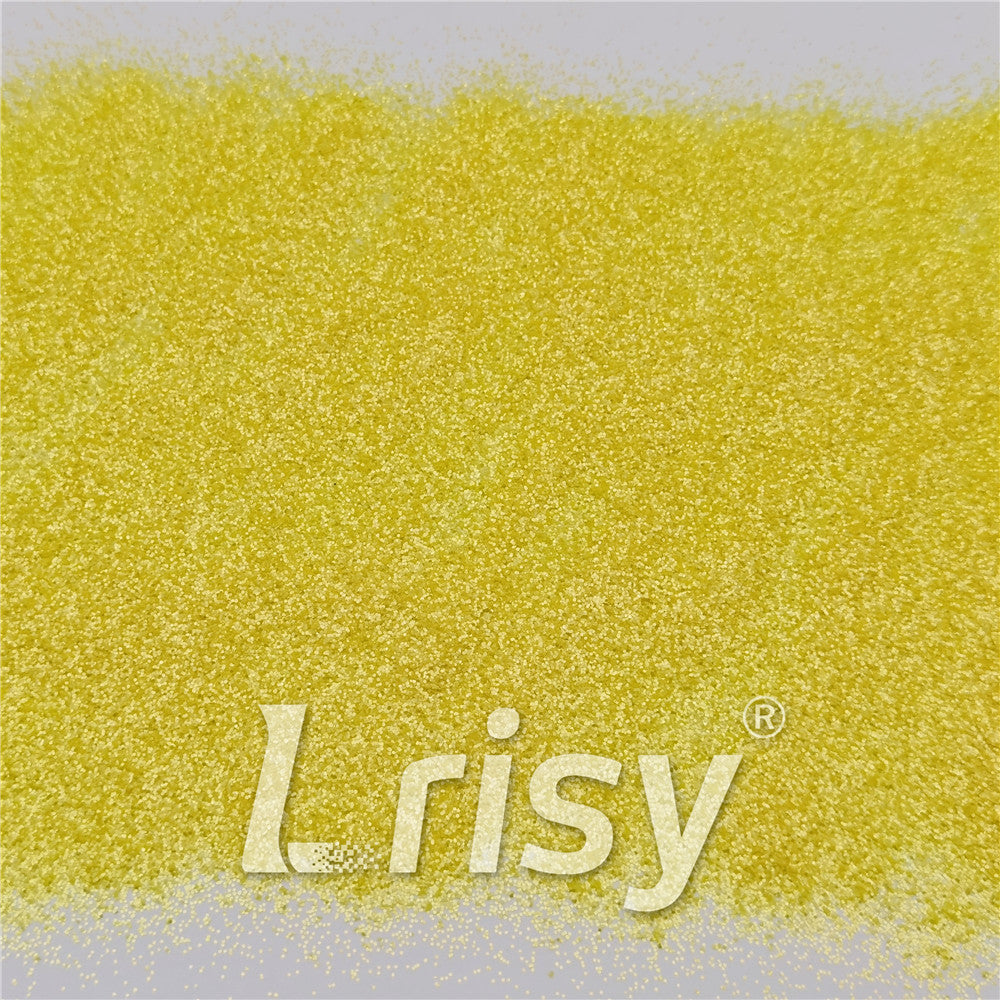 0.4mm Pearl Light Yellow Matte Solvent Resistance Glitter FC-GS002