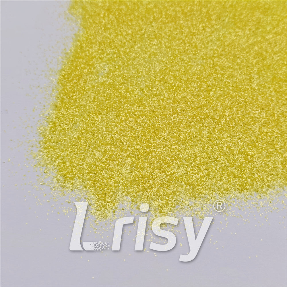 0.4mm Pearl Light Yellow Matte Solvent Resistance Glitter FC-GS002